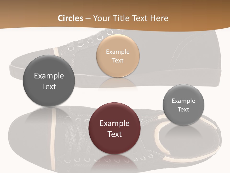 Closeup Trendy Colour PowerPoint Template