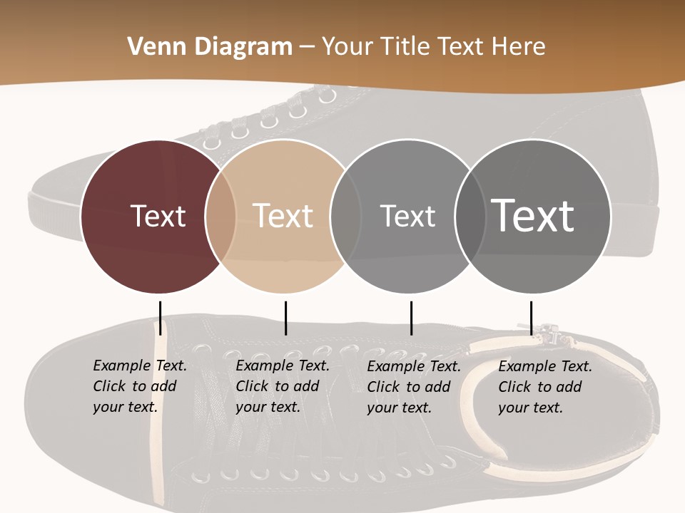 Closeup Trendy Colour PowerPoint Template