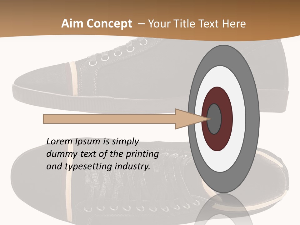 Closeup Trendy Colour PowerPoint Template