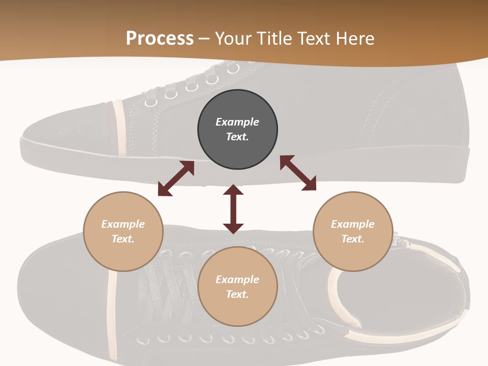 Closeup Trendy Colour PowerPoint Template