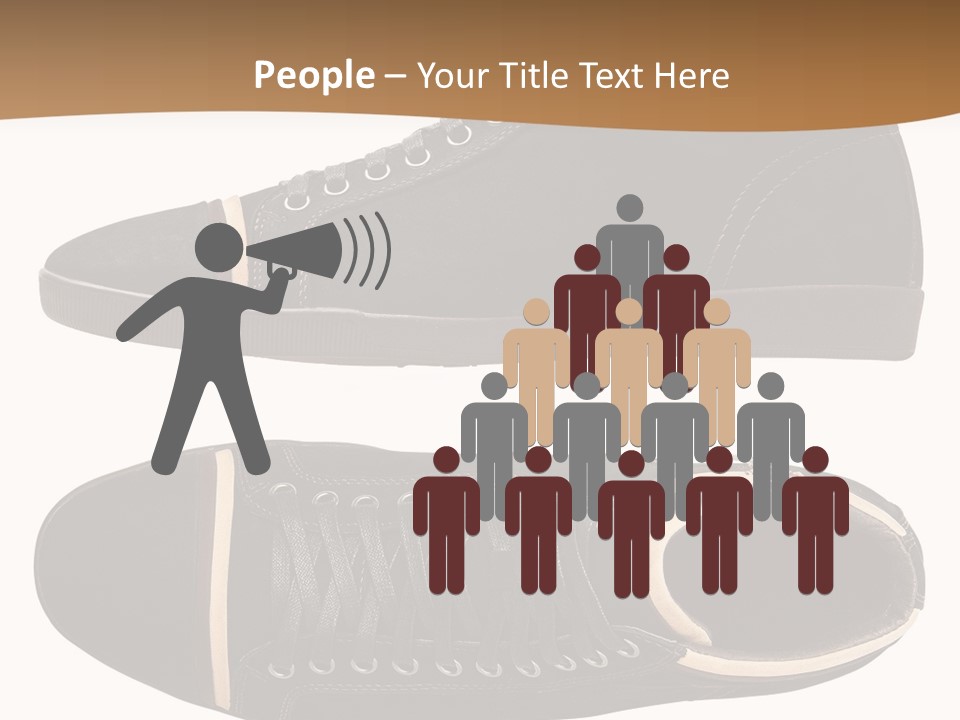 Closeup Trendy Colour PowerPoint Template