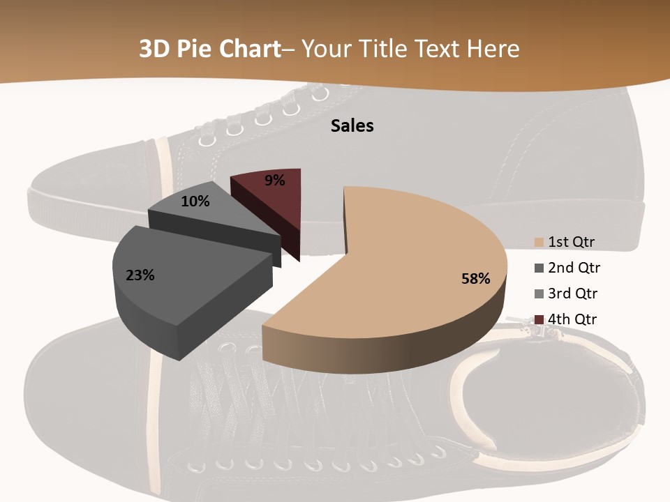 Closeup Trendy Colour PowerPoint Template