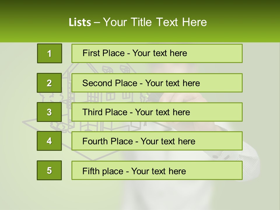 Offer Building Manicure PowerPoint Template
