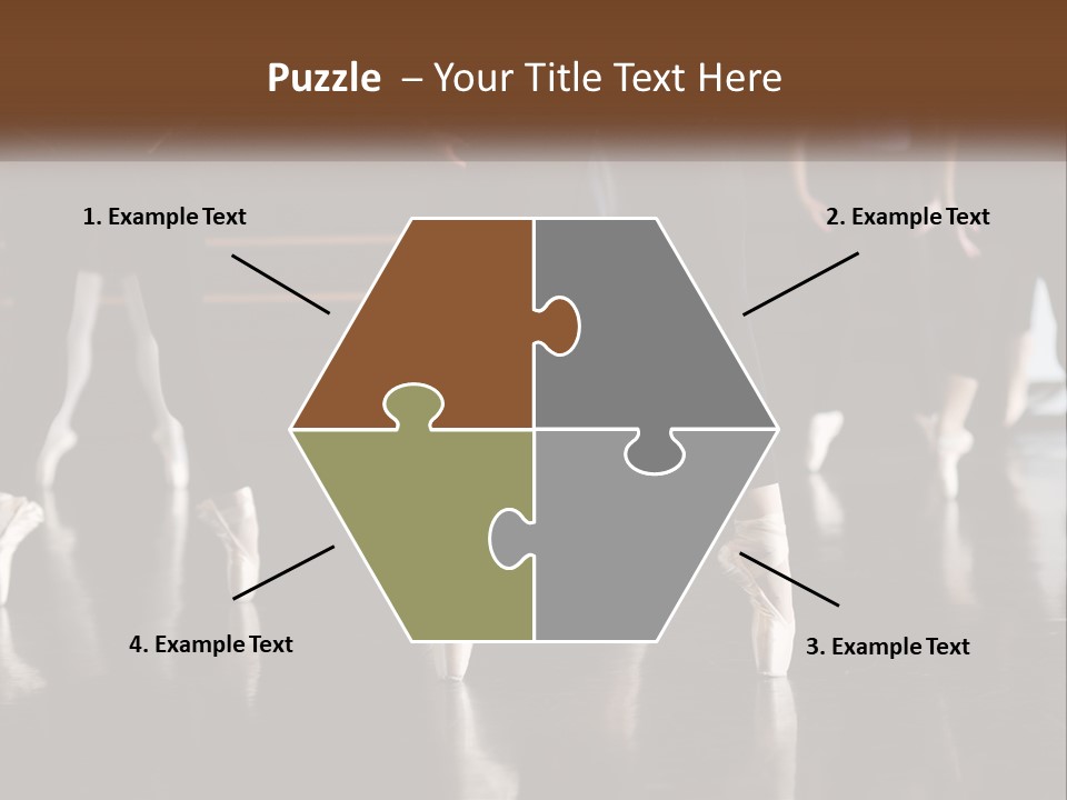 Person Ballet Success PowerPoint Template