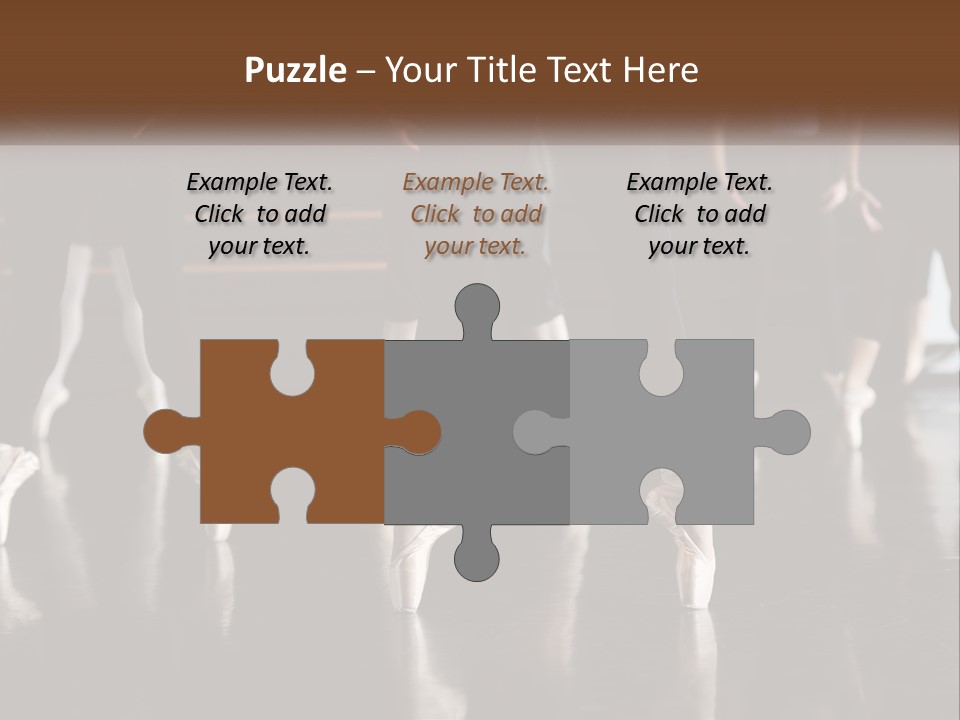 Person Ballet Success PowerPoint Template