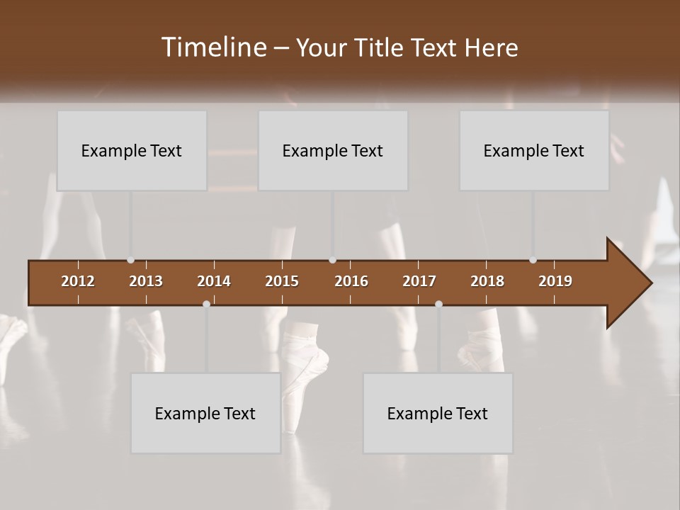Person Ballet Success PowerPoint Template