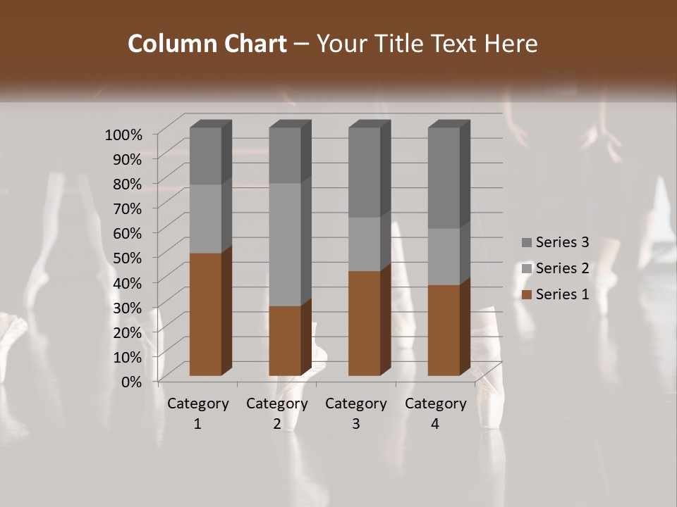 Person Ballet Success PowerPoint Template