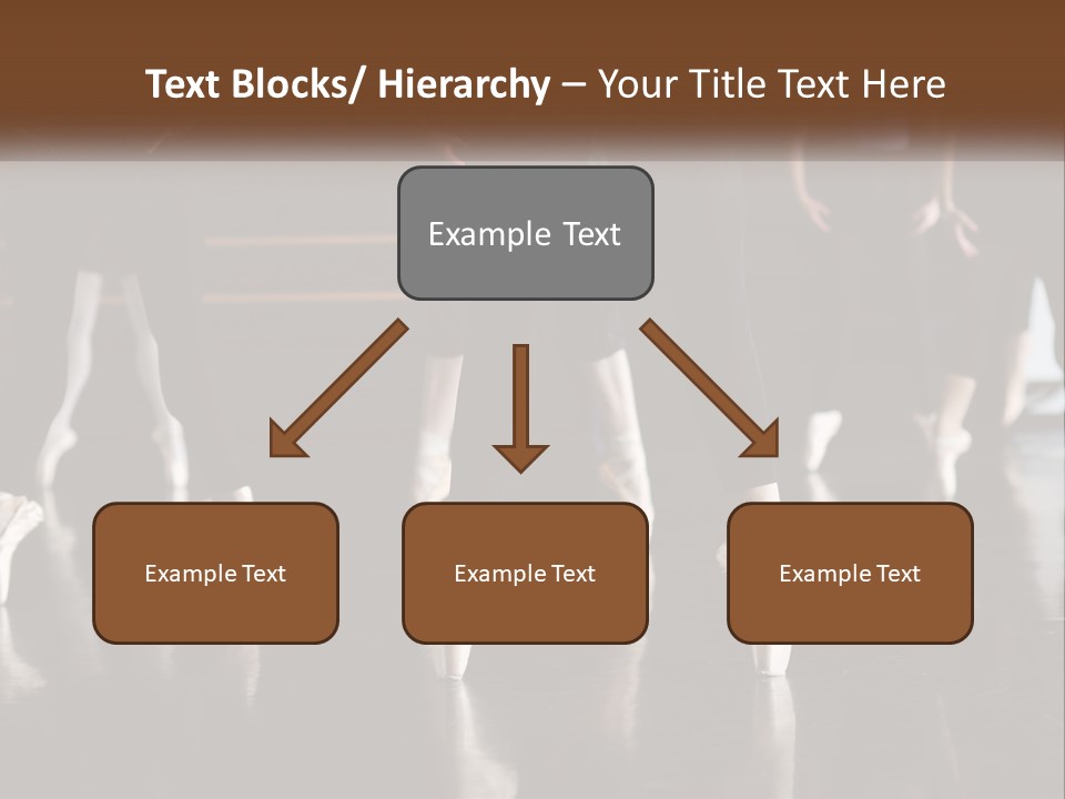 Person Ballet Success PowerPoint Template