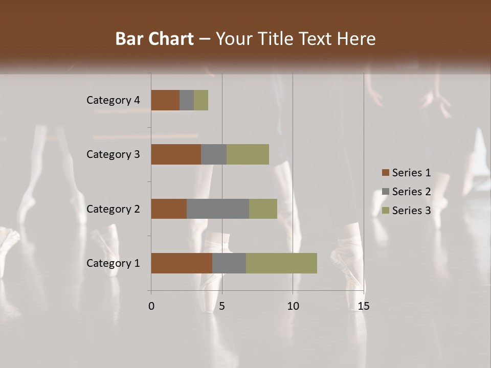 Person Ballet Success PowerPoint Template