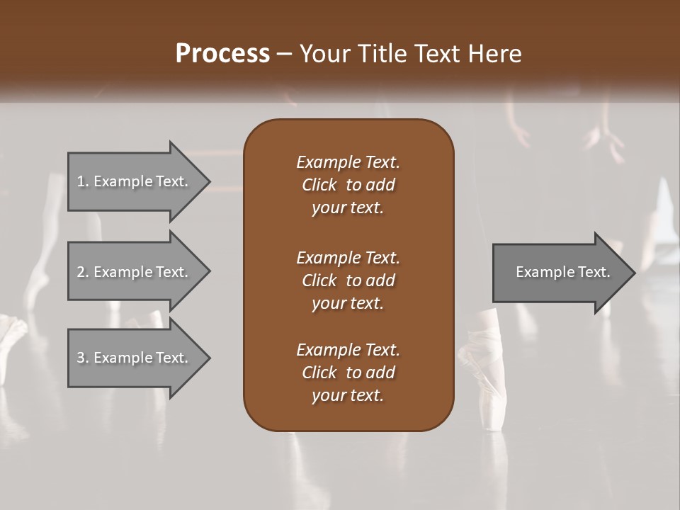Person Ballet Success PowerPoint Template