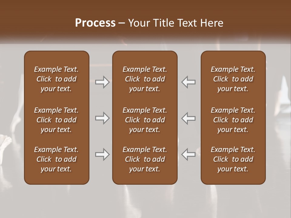 Person Ballet Success PowerPoint Template