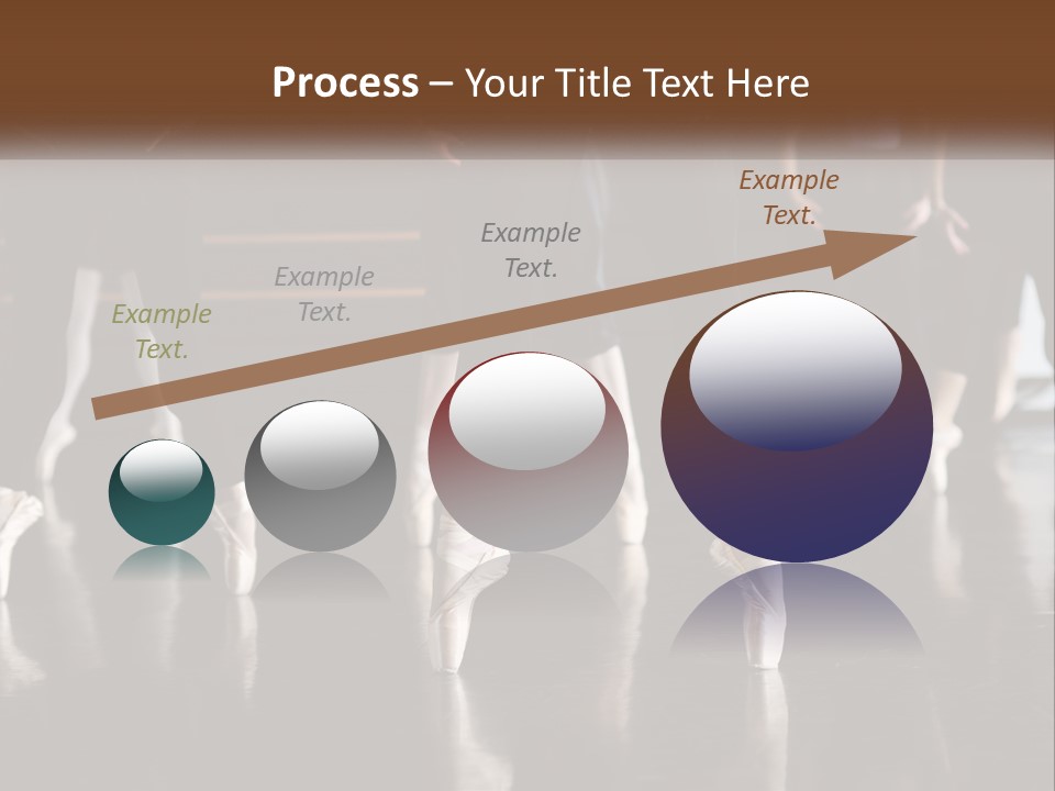 Person Ballet Success PowerPoint Template