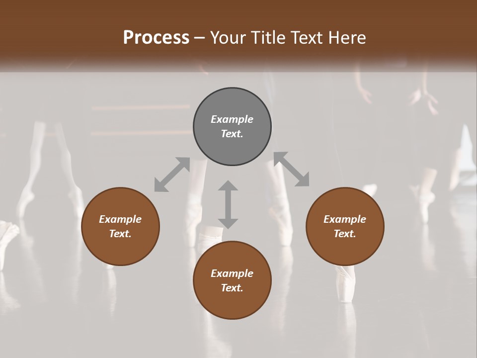 Person Ballet Success PowerPoint Template