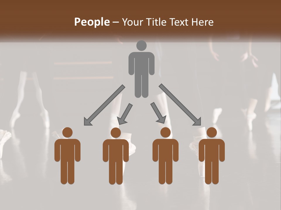 Person Ballet Success PowerPoint Template