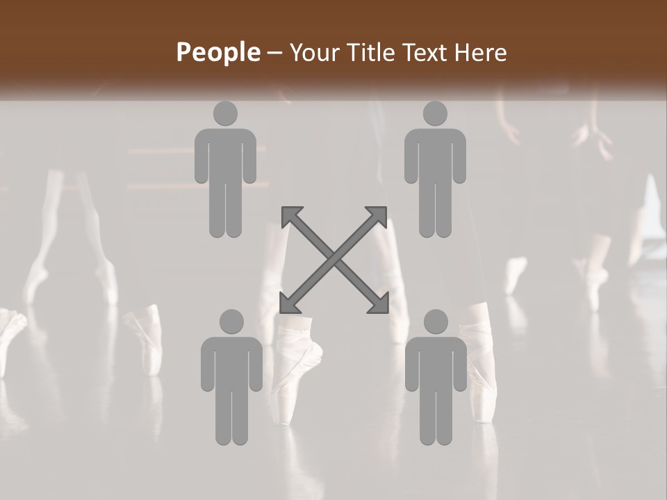 Person Ballet Success PowerPoint Template