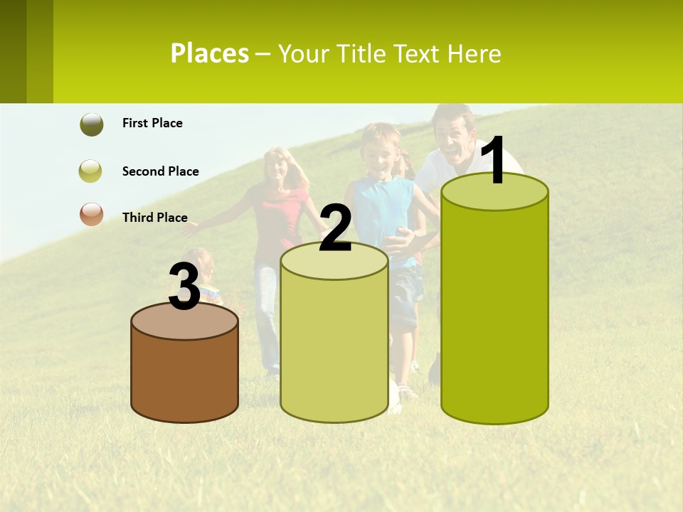 Outside Family Ball PowerPoint Template