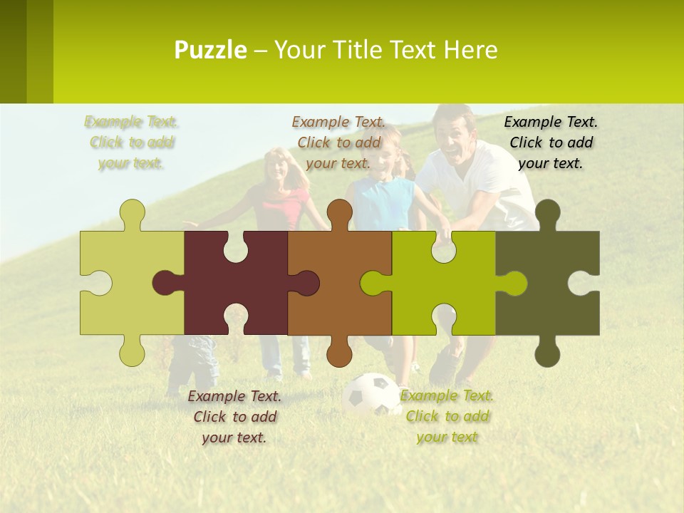 Outside Family Ball PowerPoint Template