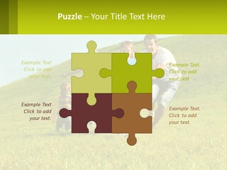 Outside Family Ball PowerPoint Template