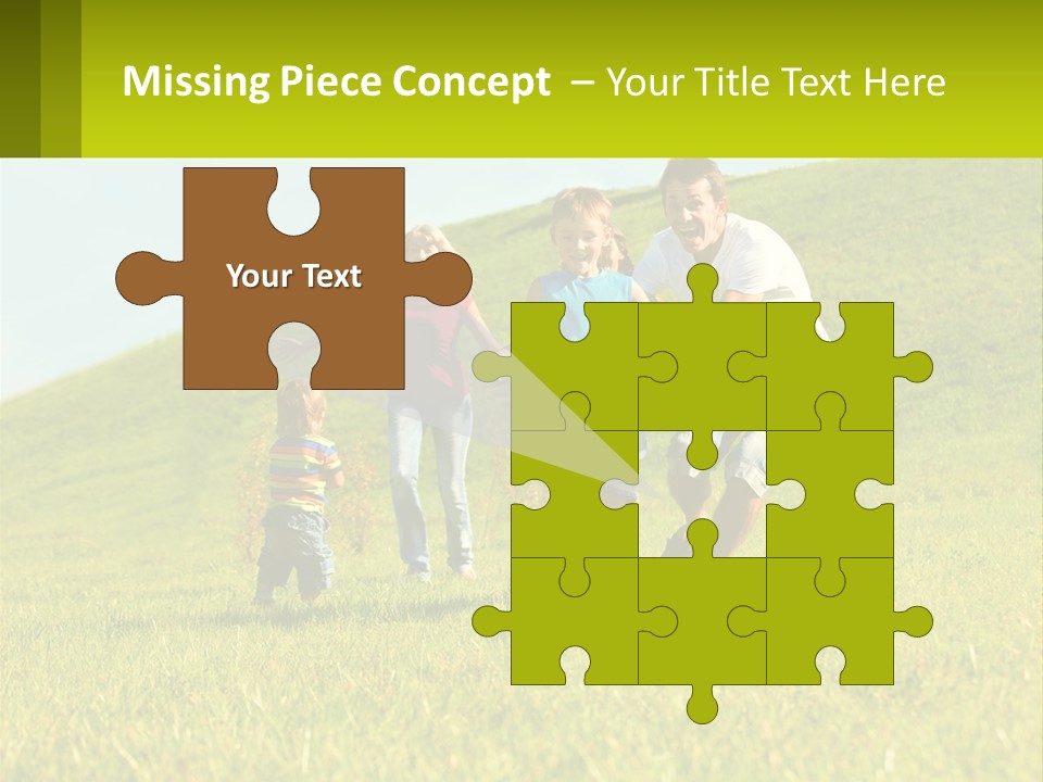 Outside Family Ball PowerPoint Template