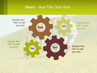 Outside Family Ball PowerPoint Template