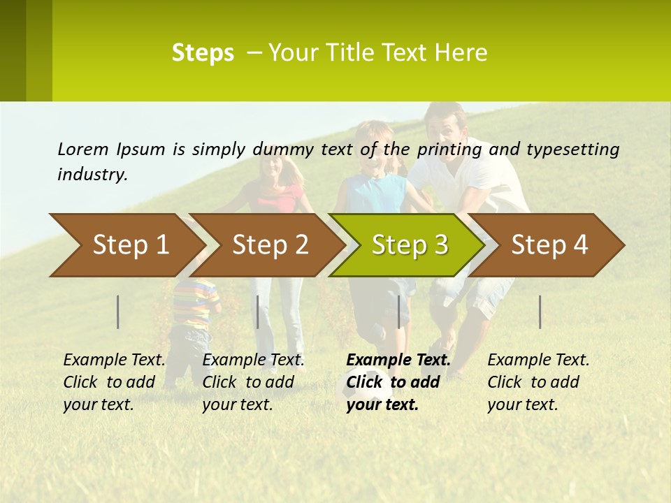Outside Family Ball PowerPoint Template