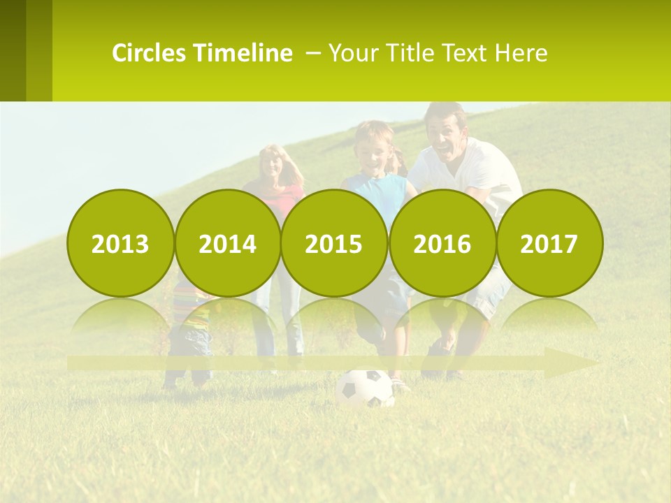 Outside Family Ball PowerPoint Template