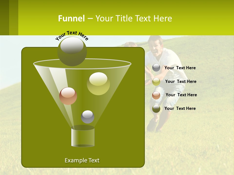 Outside Family Ball PowerPoint Template