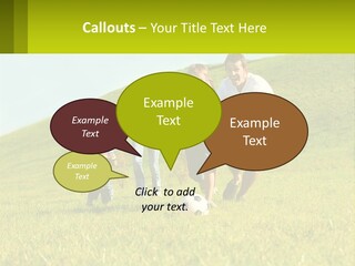 Outside Family Ball PowerPoint Template
