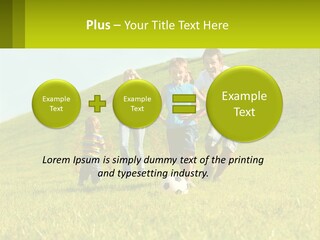 Outside Family Ball PowerPoint Template