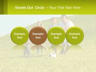 Outside Family Ball PowerPoint Template
