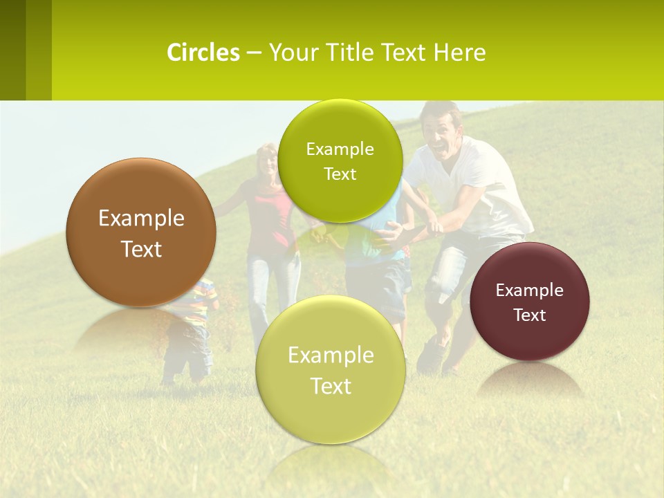 Outside Family Ball PowerPoint Template
