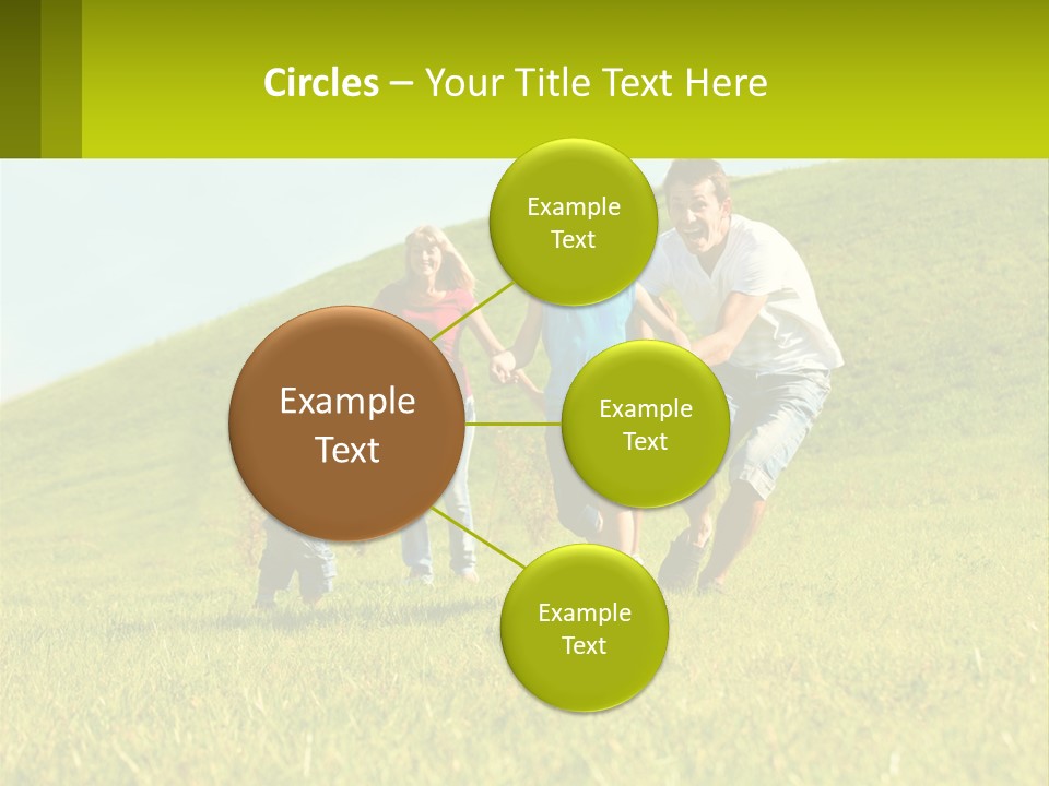 Outside Family Ball PowerPoint Template
