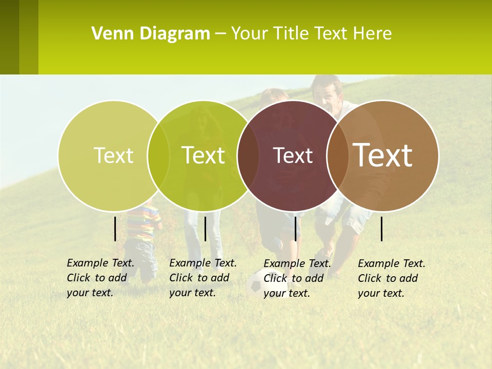 Outside Family Ball PowerPoint Template