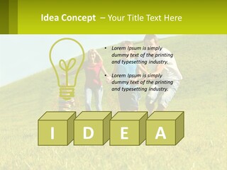 Outside Family Ball PowerPoint Template