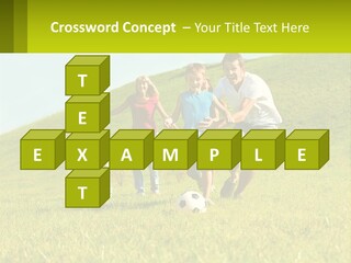 Outside Family Ball PowerPoint Template
