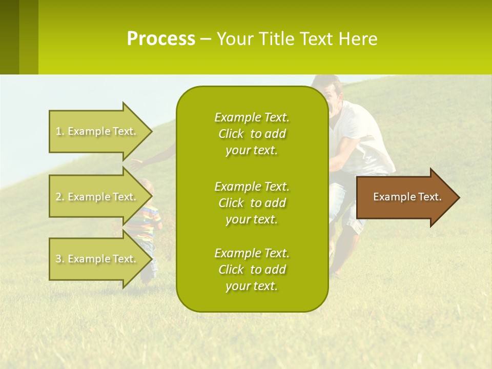 Outside Family Ball PowerPoint Template