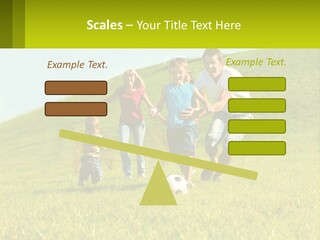 Outside Family Ball PowerPoint Template