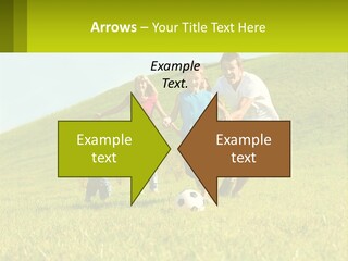 Outside Family Ball PowerPoint Template