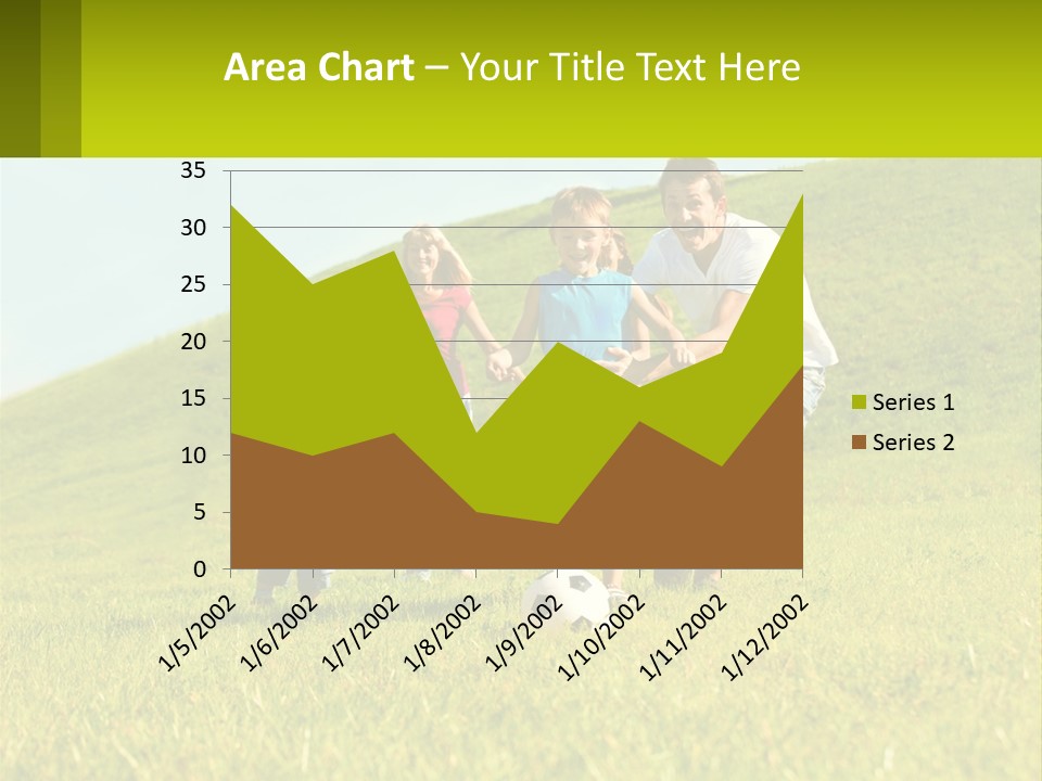 Outside Family Ball PowerPoint Template
