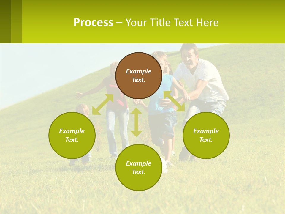 Outside Family Ball PowerPoint Template