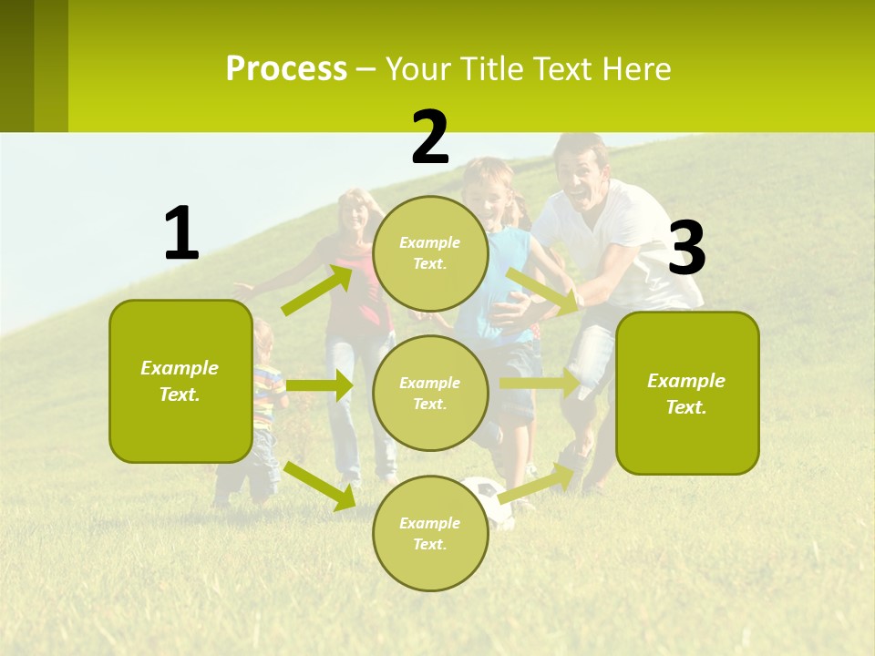 Outside Family Ball PowerPoint Template