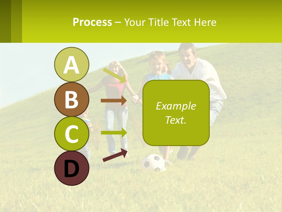 Outside Family Ball PowerPoint Template