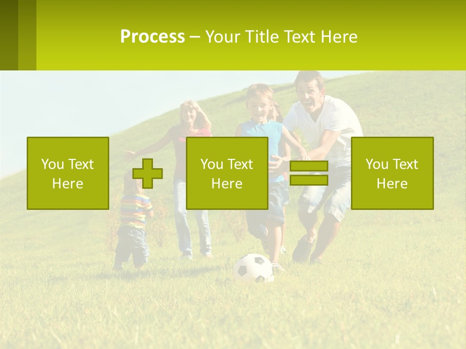 Outside Family Ball PowerPoint Template