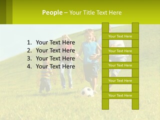 Outside Family Ball PowerPoint Template