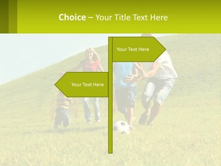 Outside Family Ball PowerPoint Template