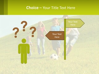 Outside Family Ball PowerPoint Template