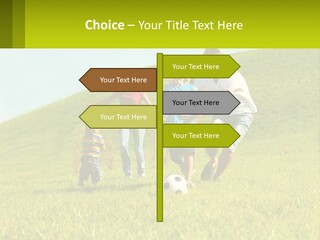 Outside Family Ball PowerPoint Template