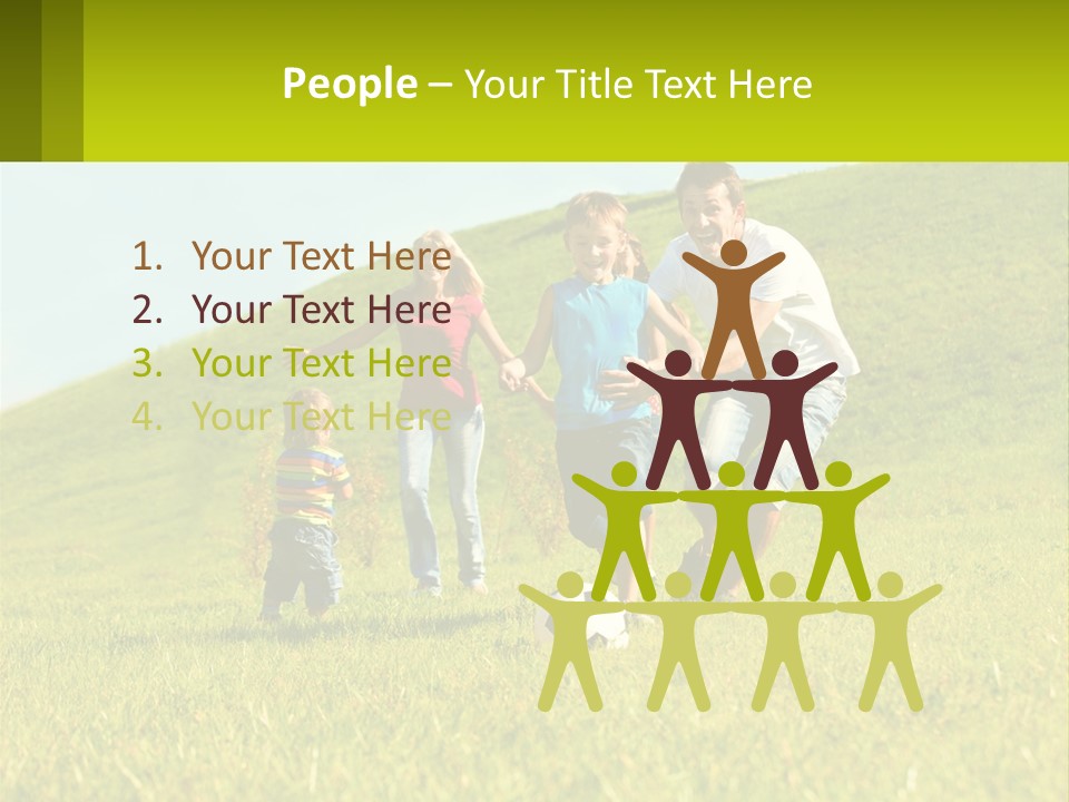 Outside Family Ball PowerPoint Template