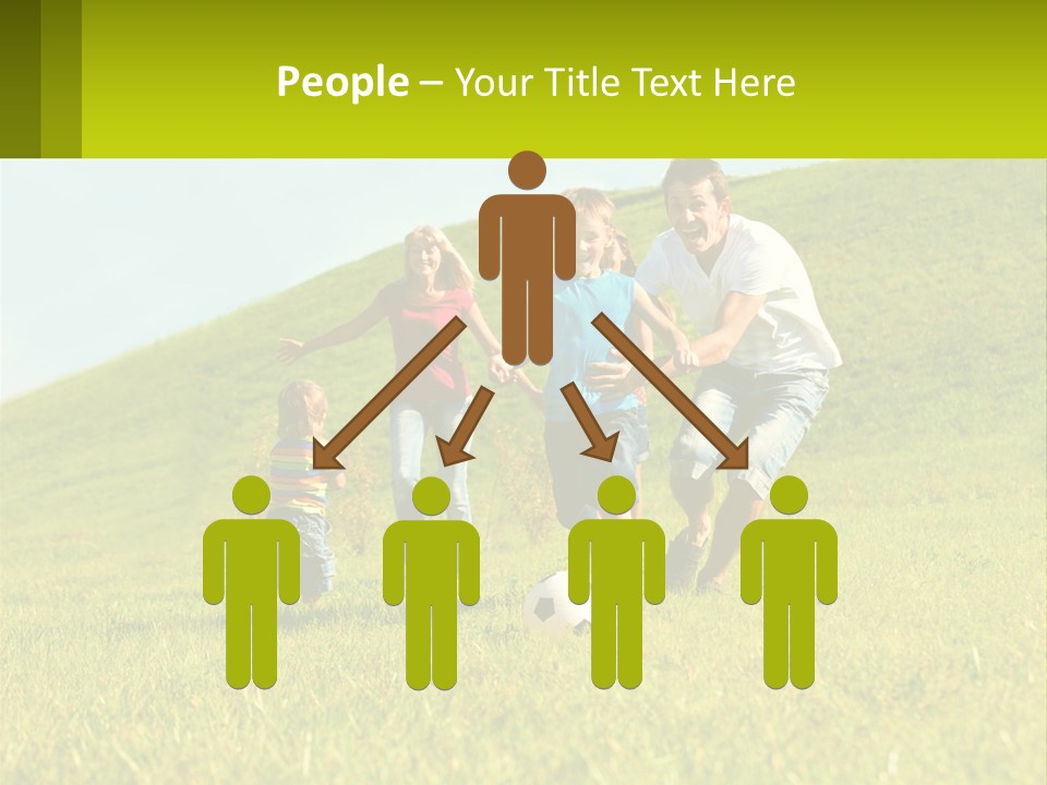 Outside Family Ball PowerPoint Template