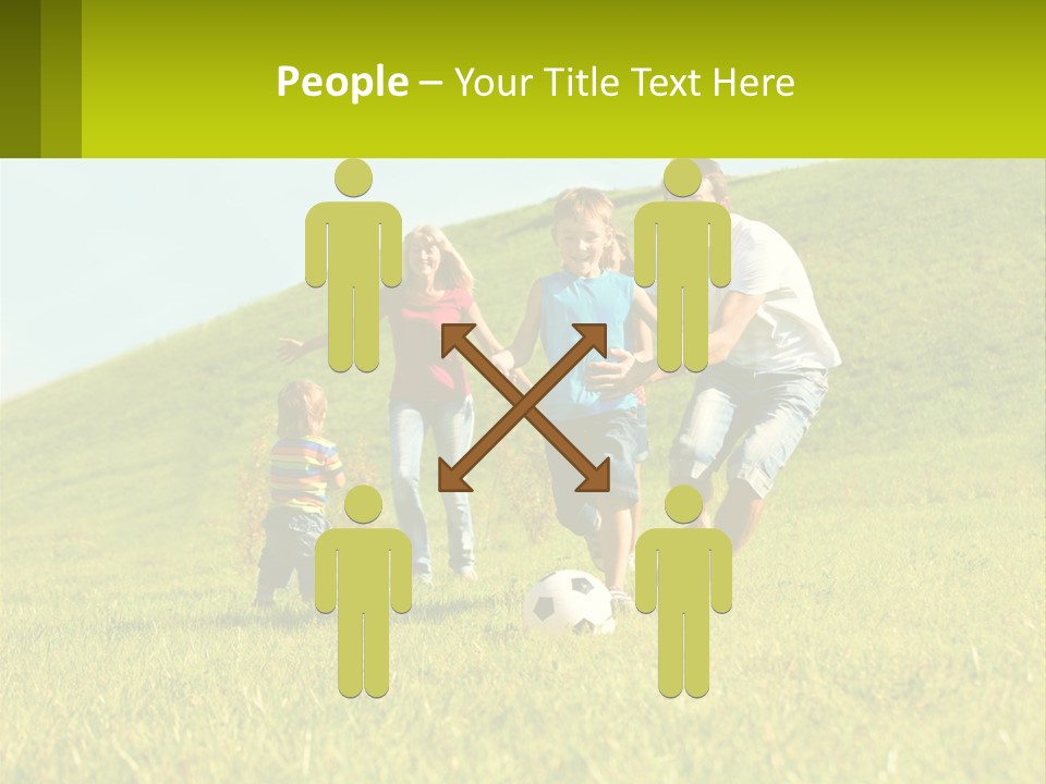 Outside Family Ball PowerPoint Template